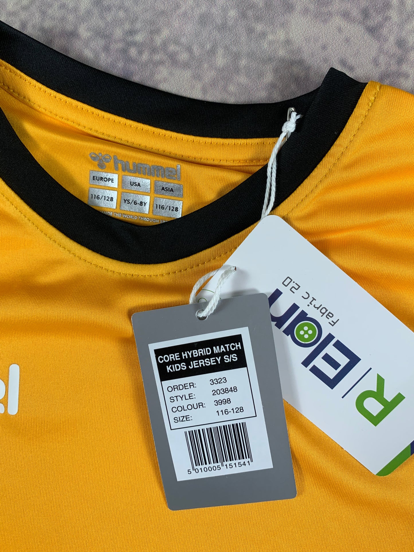 Hummel Kinder-Trikot in Orange/Schwarz