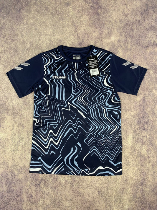Hummel Kinder-Trikot in Dunkelblau/Weiß