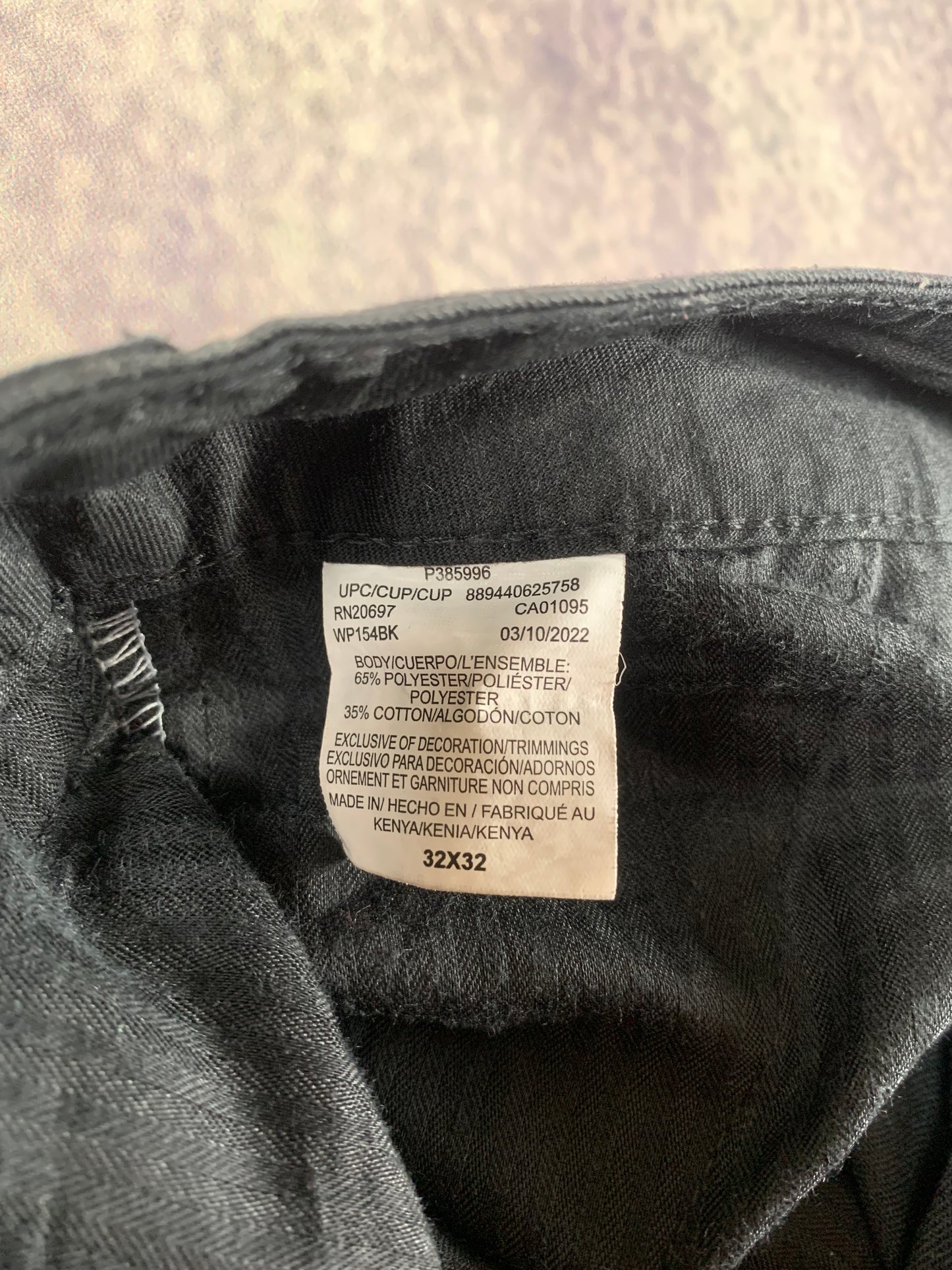 Dickies Cargohose 32x32 in Schwarz
