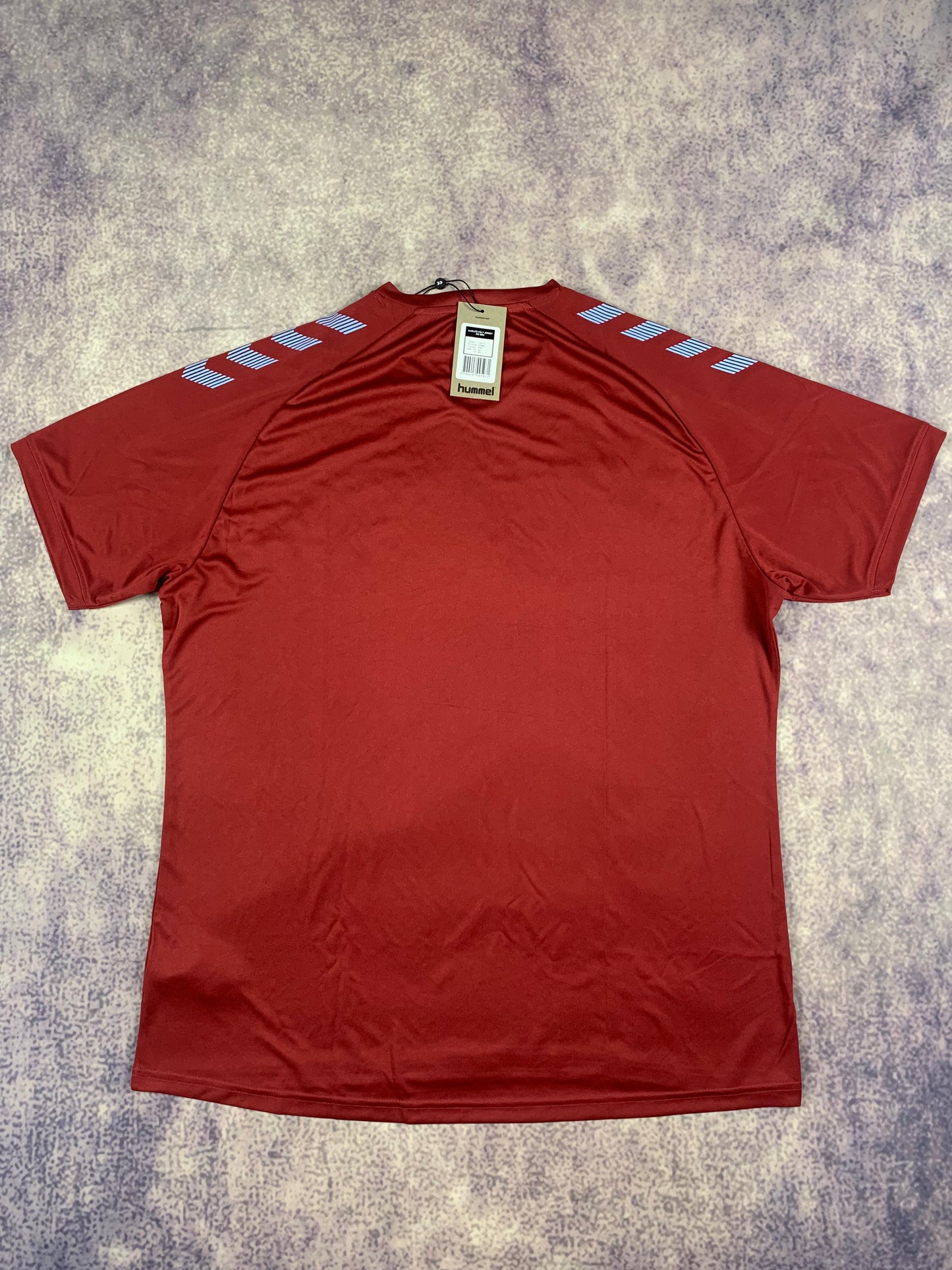 Hummel Trikot in Dunkelrot/Hellblau