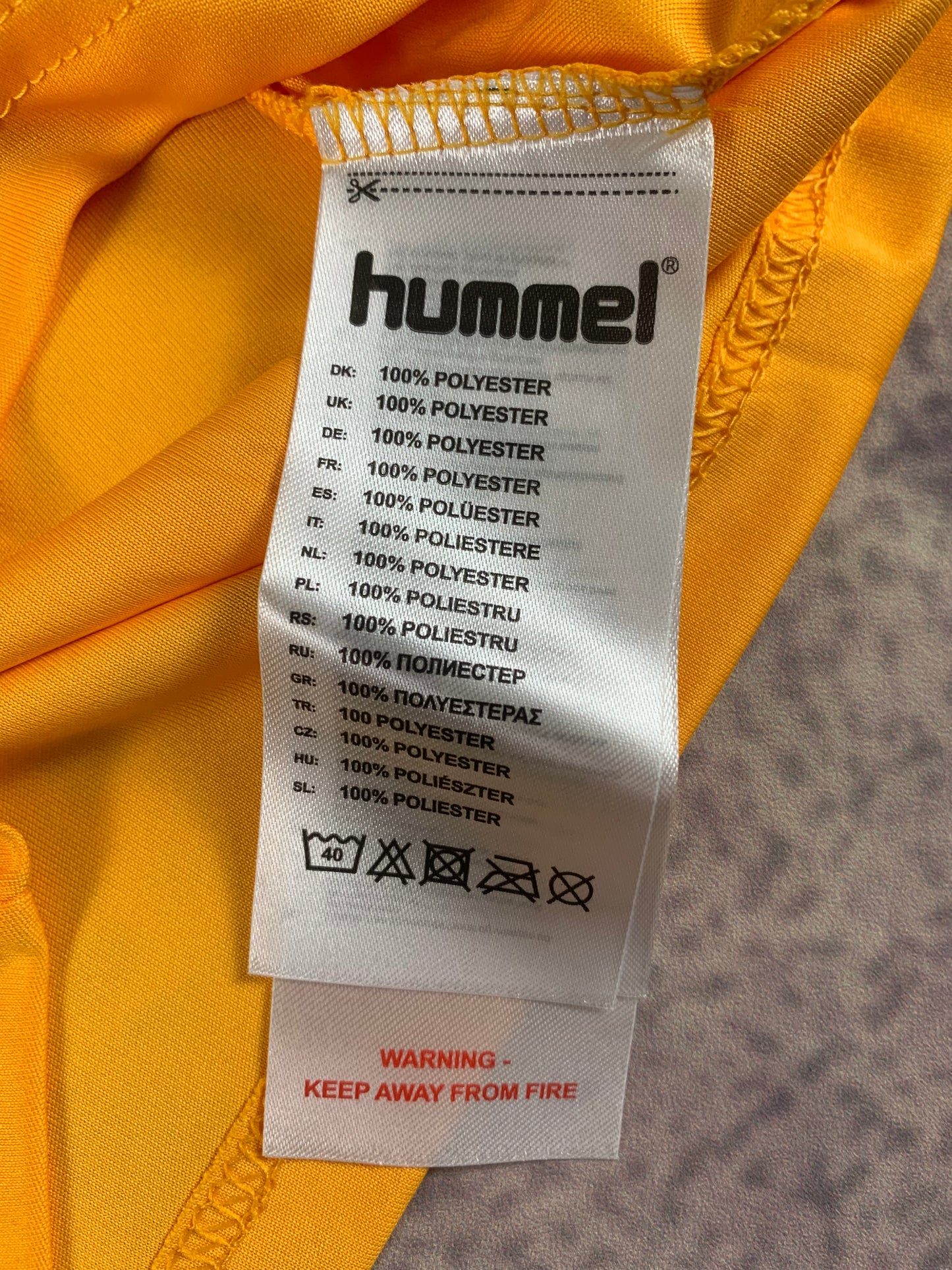Hummel Kinder-Trikot in Orange/Schwarz