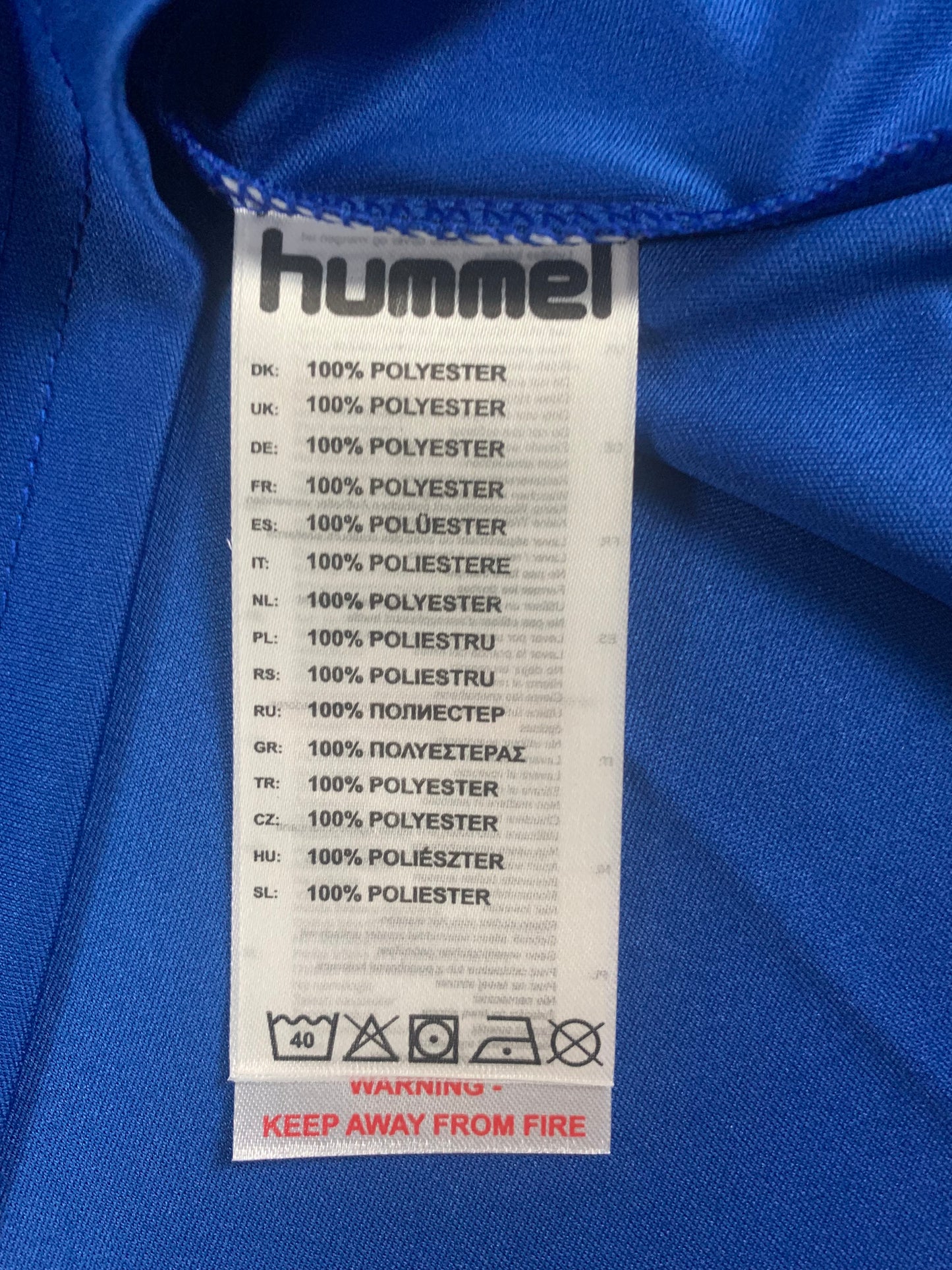 Hummel Trikot in Blau/Weiß