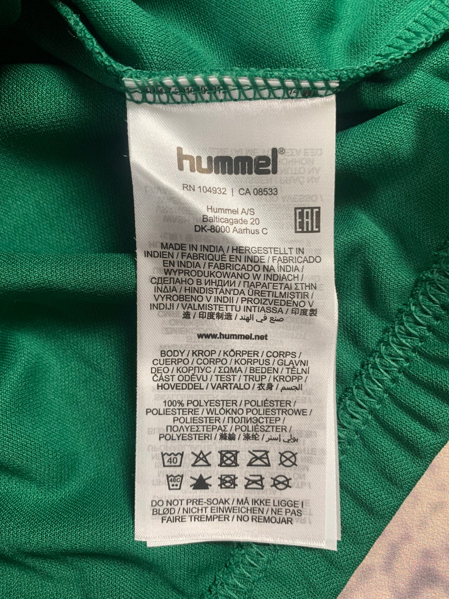Hummel Kinder-Sportjacke in Dunkelgrün