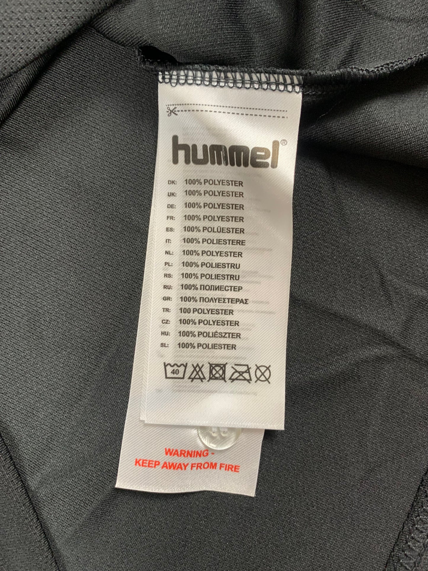 Hummel Poloshirt in Schwarz