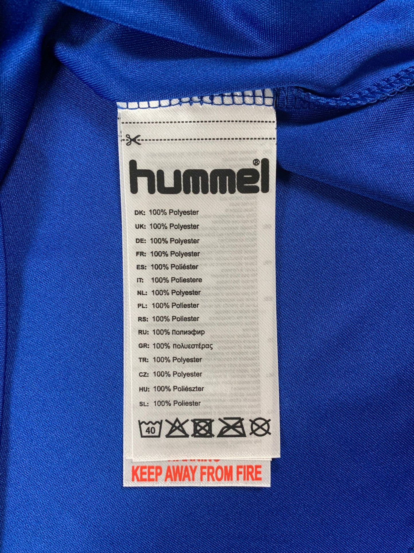 Hummel Trikot in Blau/Weiß
