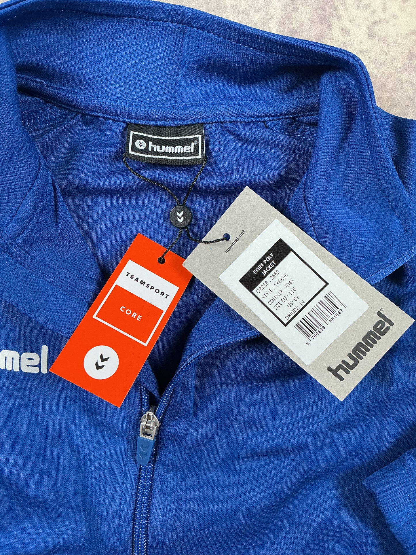 Hummel Kinder-Sportjacke in Blau