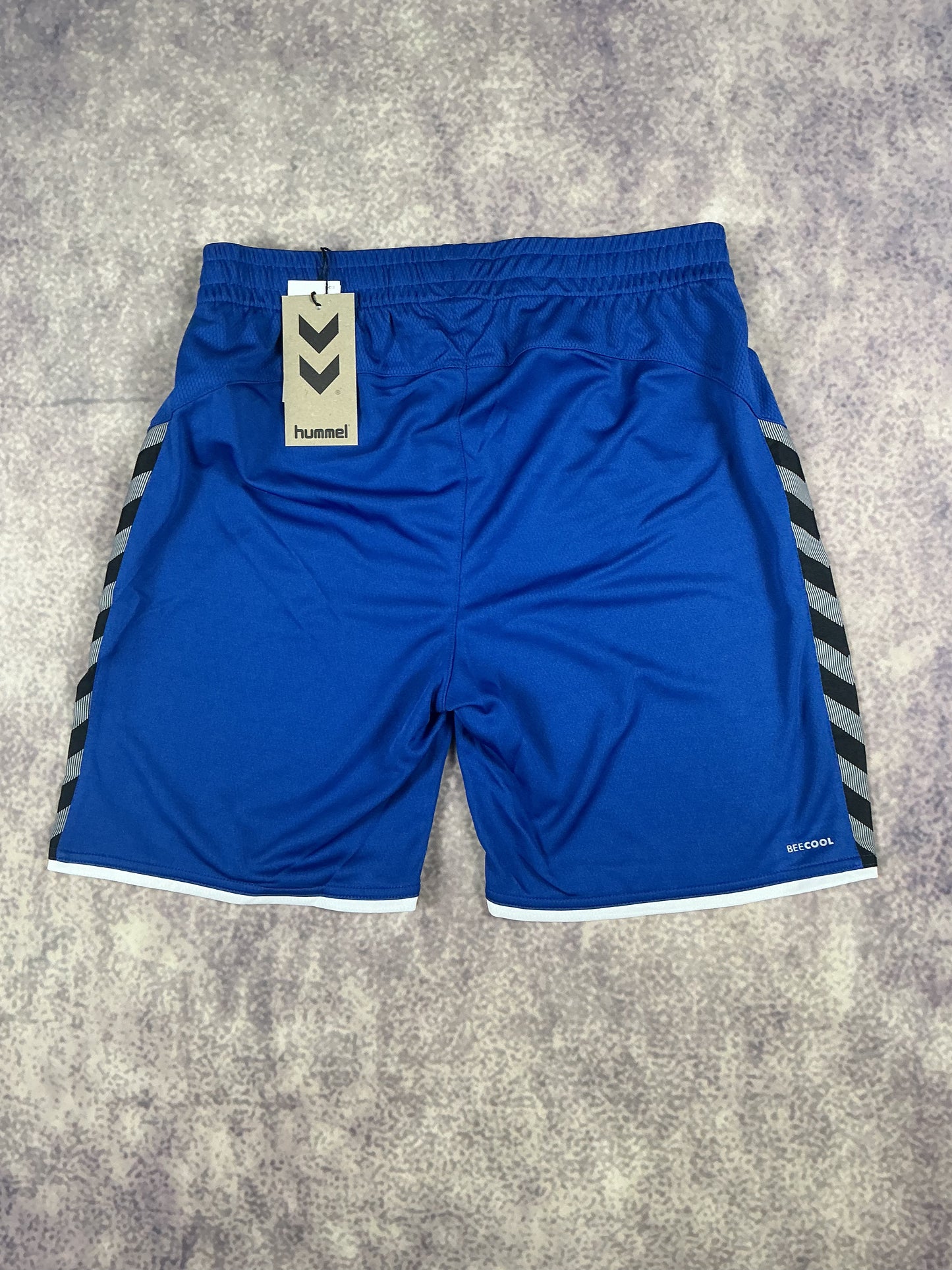 Hummel Kinder-Shorts in Dunkelblau/Weiß