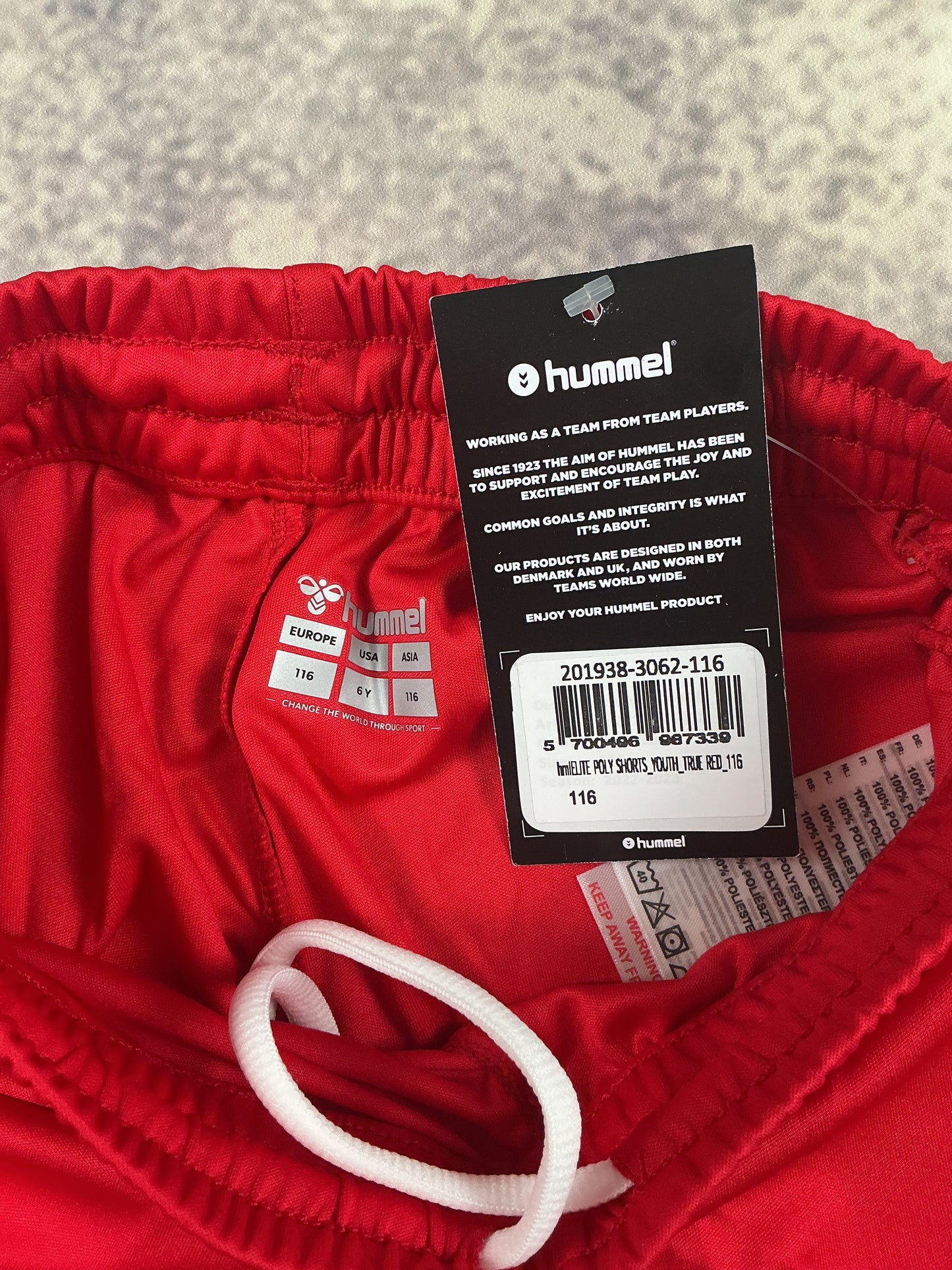 Hummel Kinder-Shorts in Rot