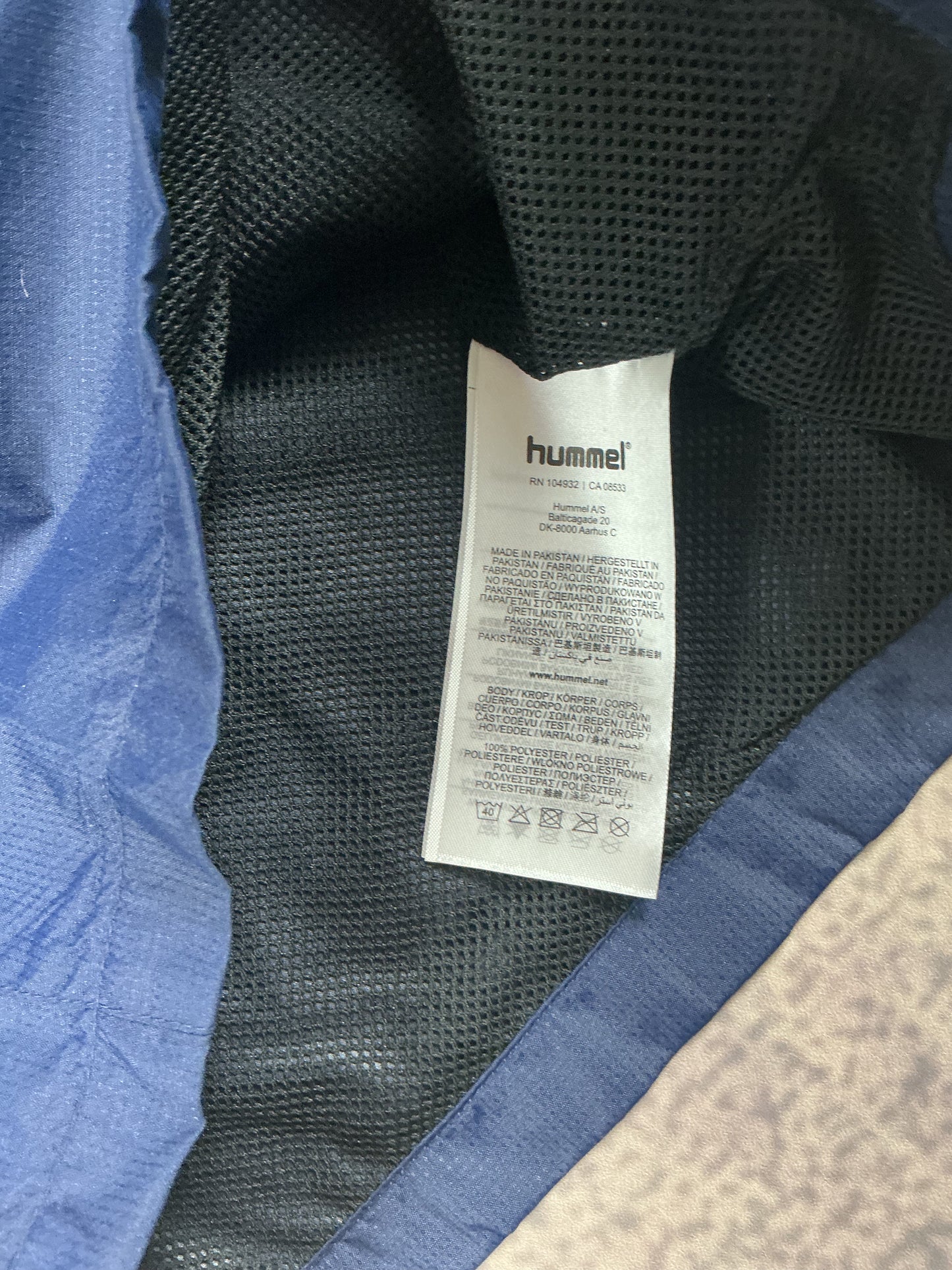 Hummel Kinder-Regenjacke in Dunkelblau