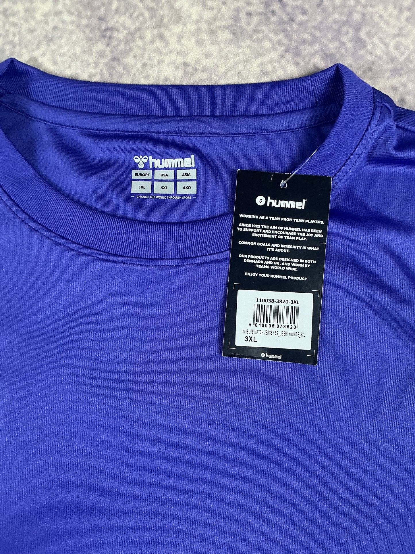 Hummel Trikot in Lila/Weiß