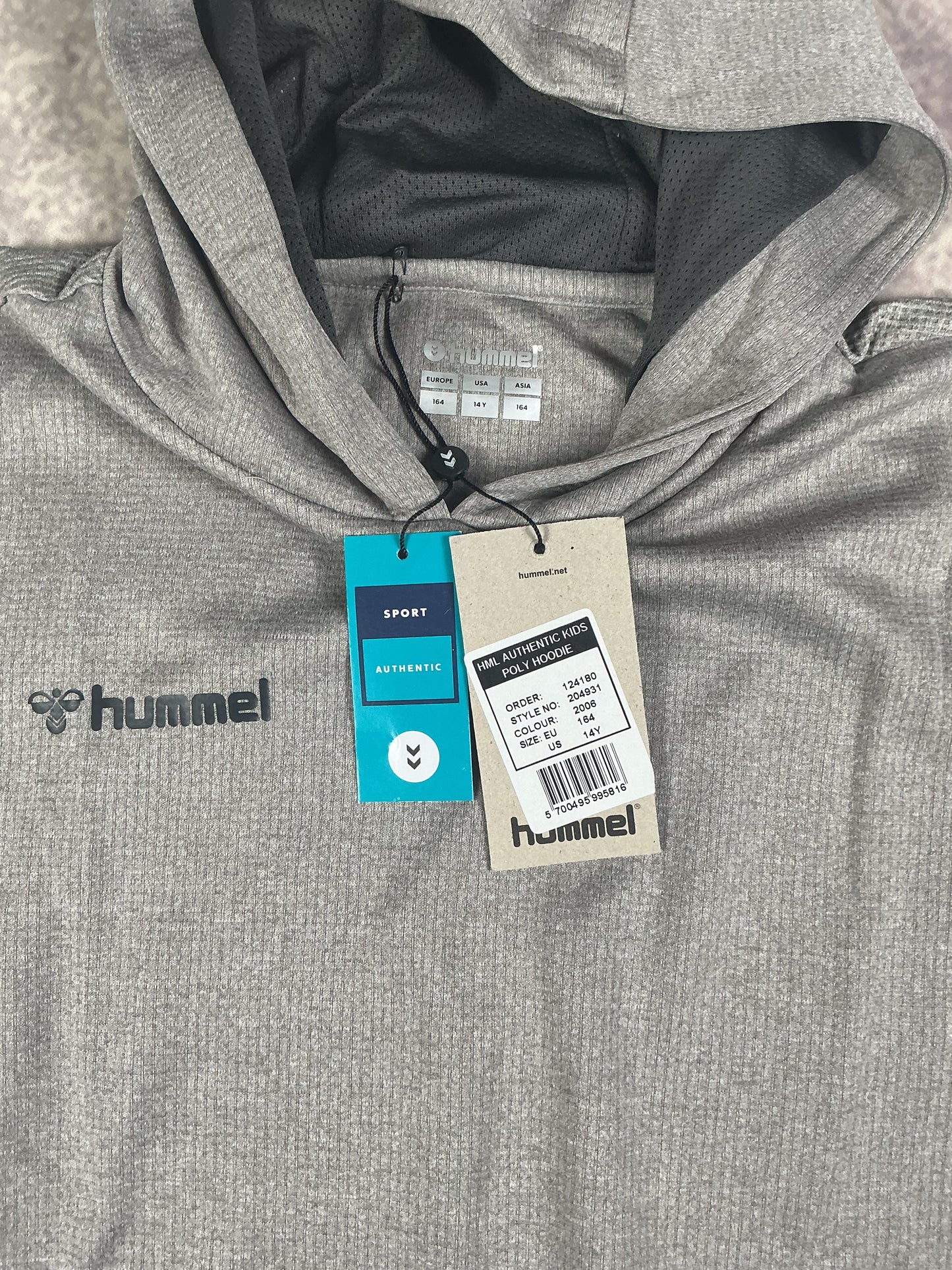 Hummel Kinder-Hoodie in Dunkelgrau