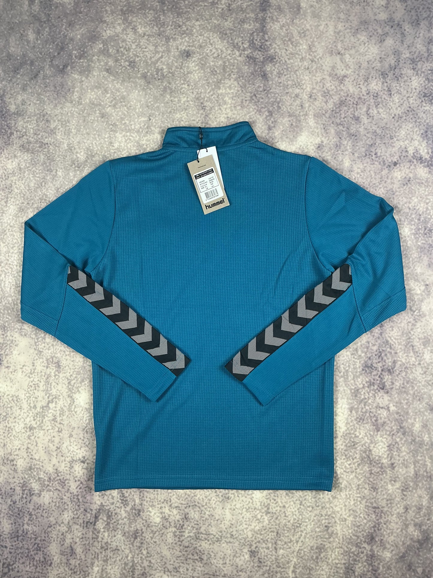 Hummel Kinder-Half Zip Sweater in Türkis