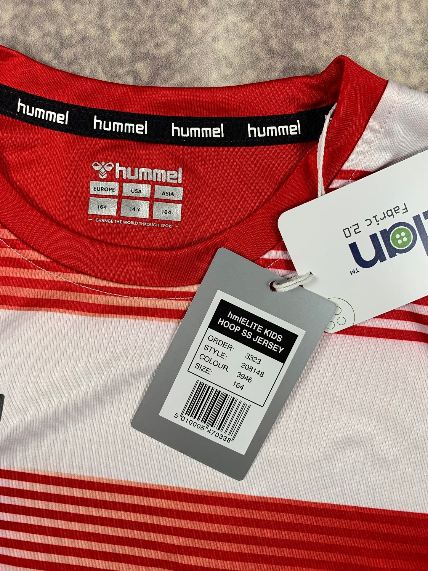 Hummel Kinder-Trikot in Rot/Weiß