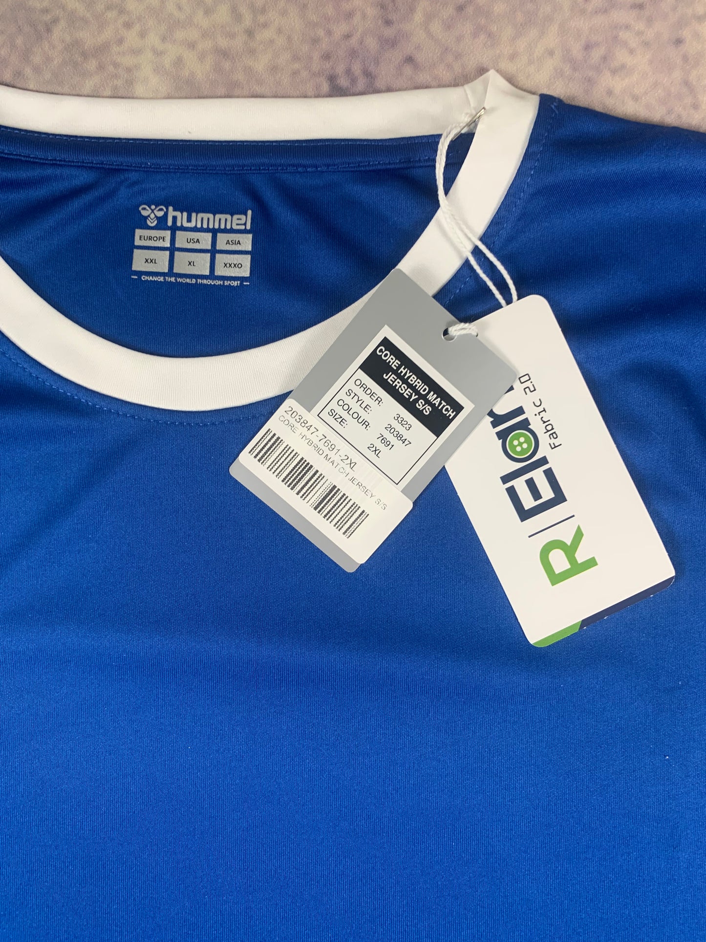 Hummel Trikot in Blau/Weiß