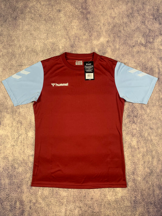 Hummel Trikot in Dunkelrot/Hellblau