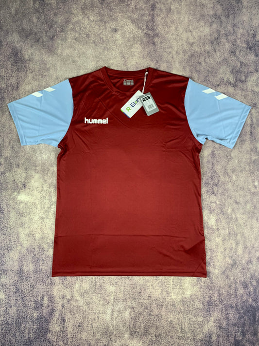 Hummel Trikot in Dunkelrot/Hellblau