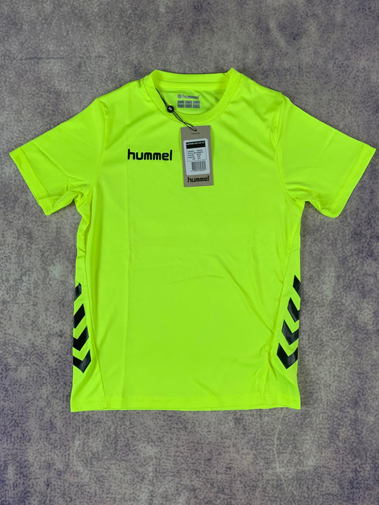 Hummel Kinder-Doppelset in Neongelb/Schwarz