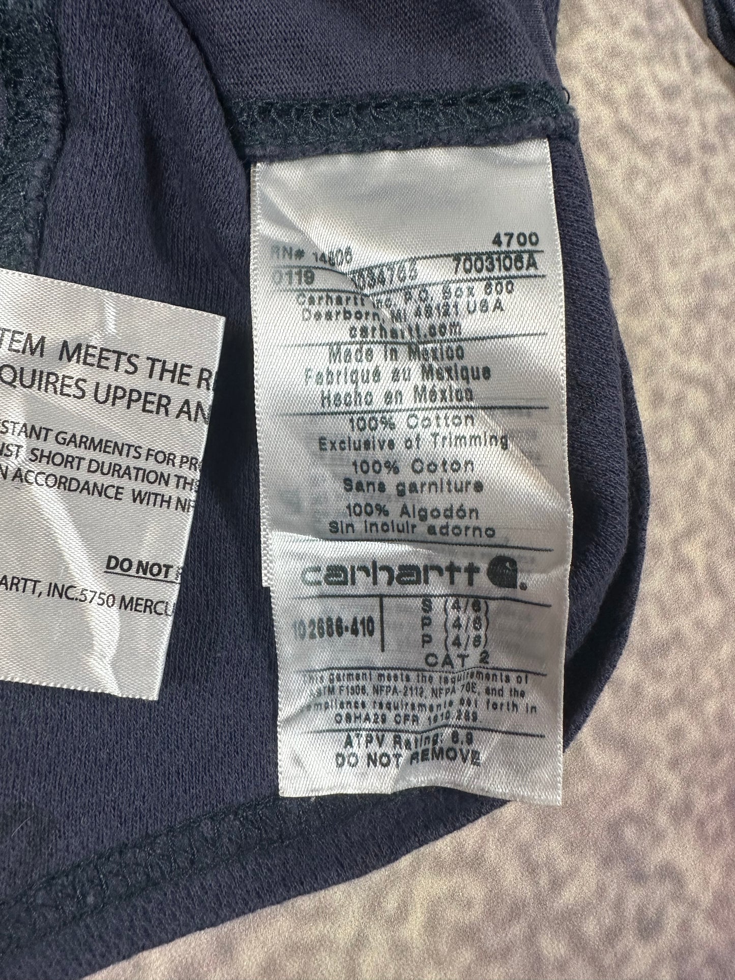 Carhartt Henley Shirt Dunkelblau S