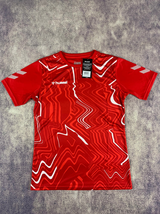 Hummel Trikot in Rot/Weiß
