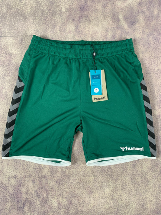 Hummel Kinder-Shorts in Dunkelgrün
