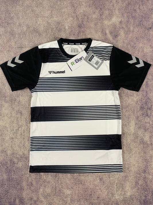 Hummel Kinder-Trikot in Weiß/Schwarz