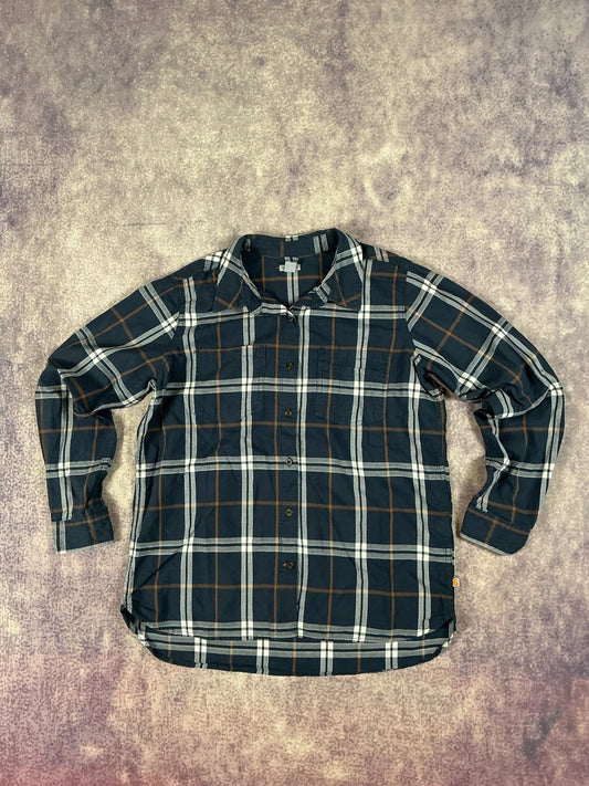 Carhartt Karo Hemd Dunkelblau/Weiß L