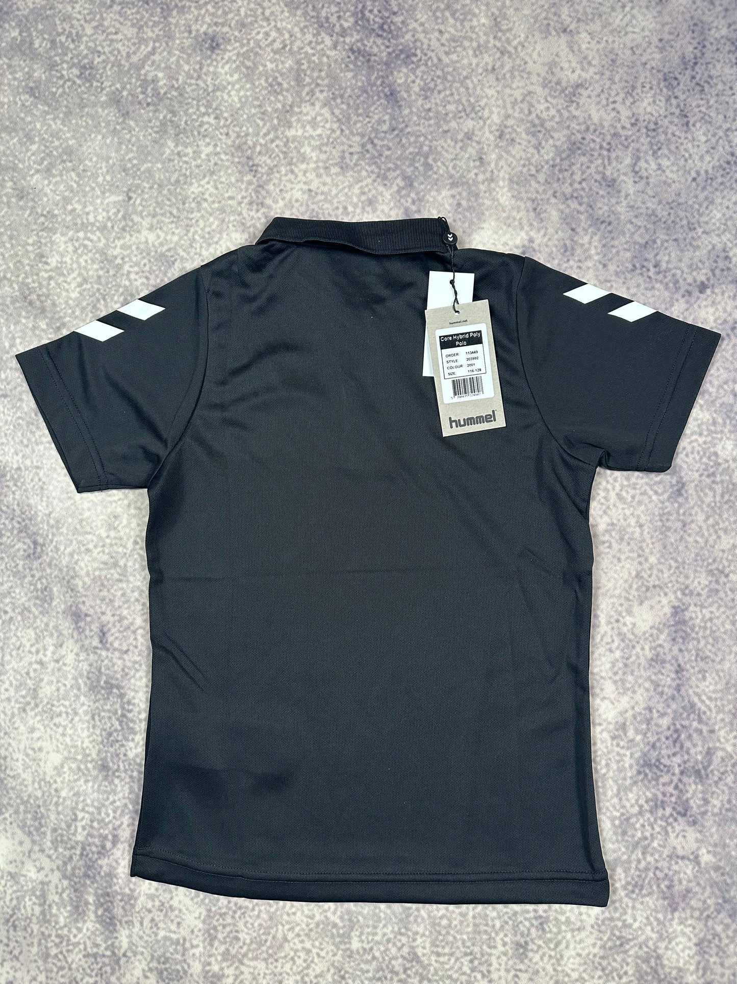 Hummel Kinder-Poloshirt in Schwarz