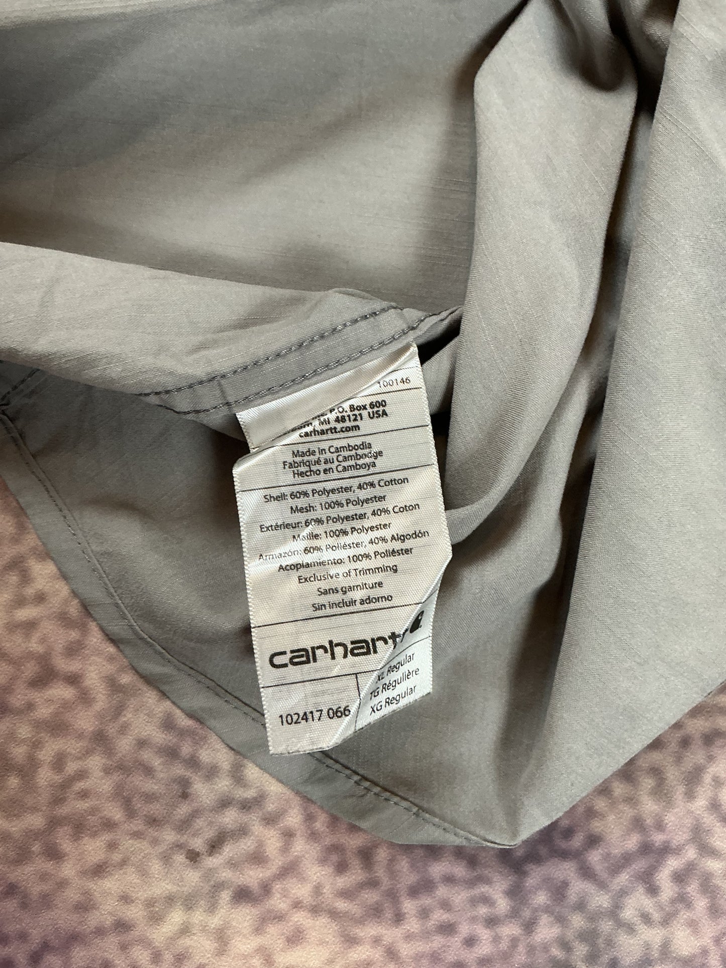 Carhartt Funktionshemd Khaki XL