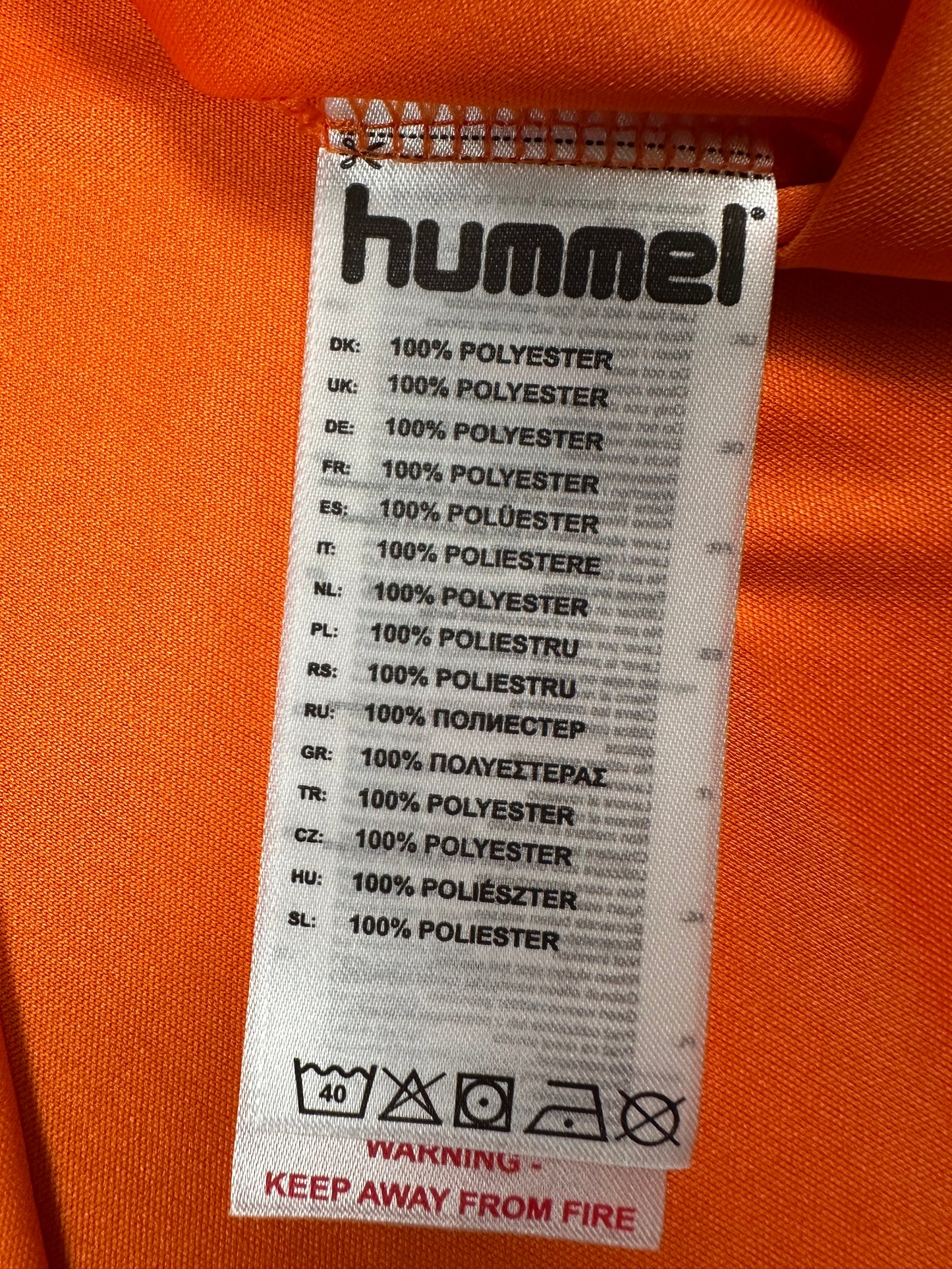 Hummel Kinder-Trikot in Orange/Schwarz