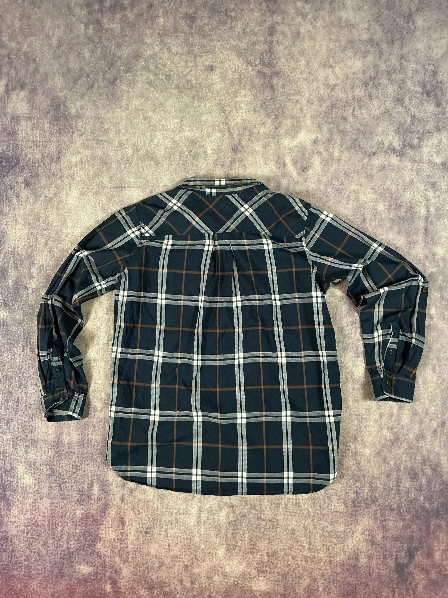 Carhartt Karo Hemd Dunkelblau/Weiß L