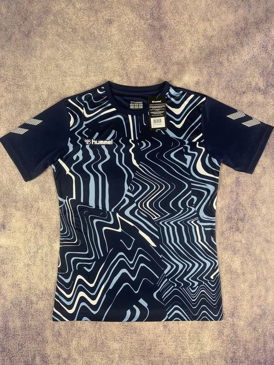 Hummel Trikot in Dunkelblau/Weiß
