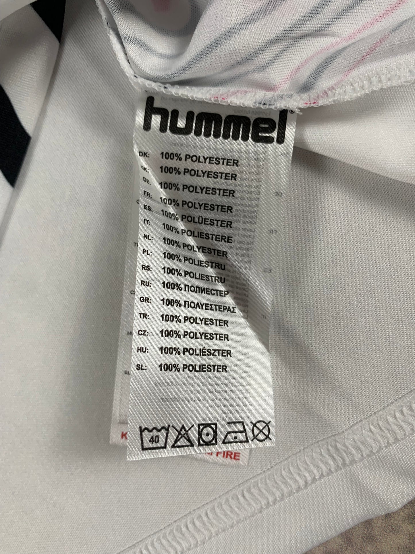 Hummel Trikot in Weiß/Pink