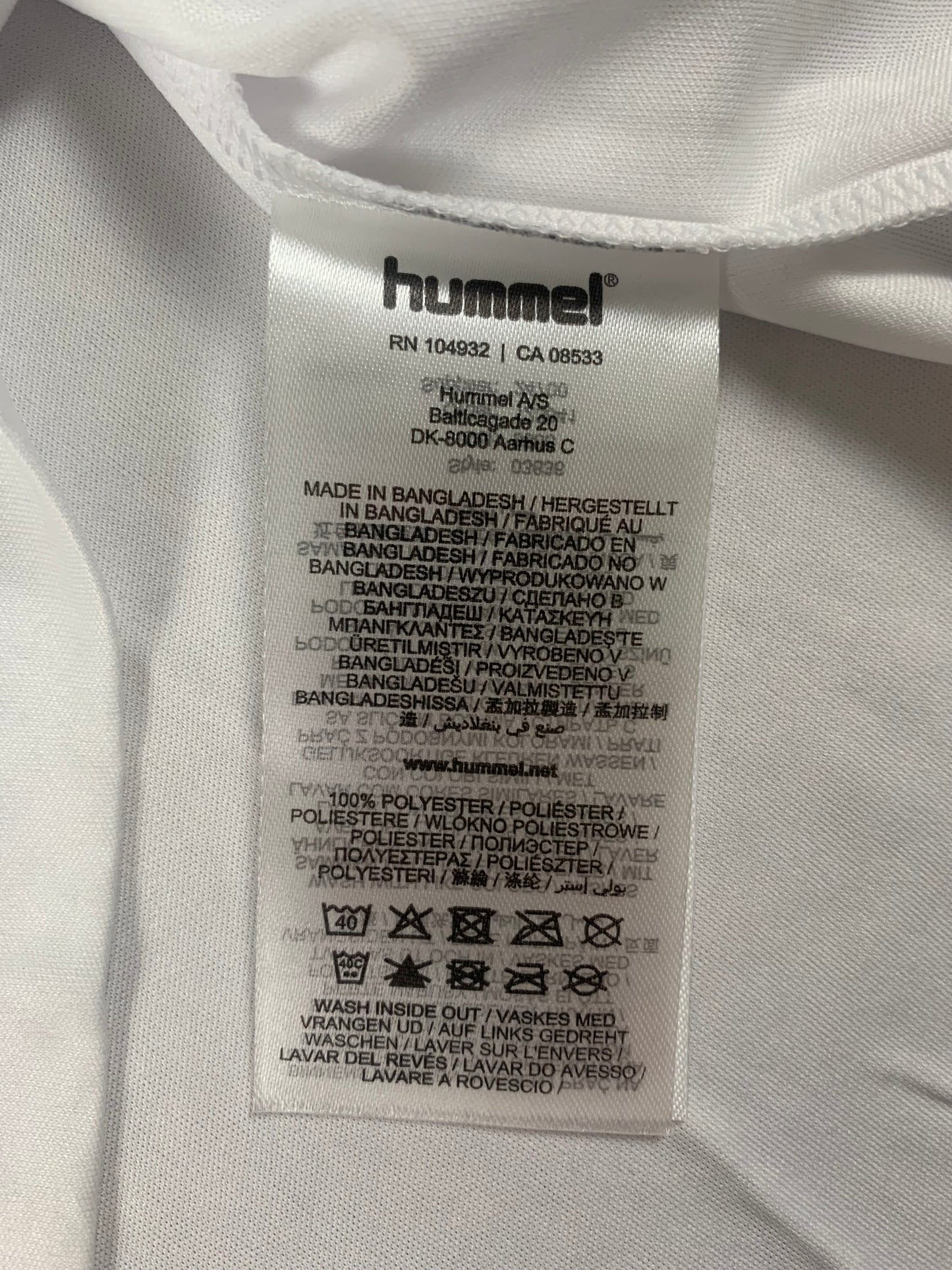 Hummel Trikot in Weiß/Blau