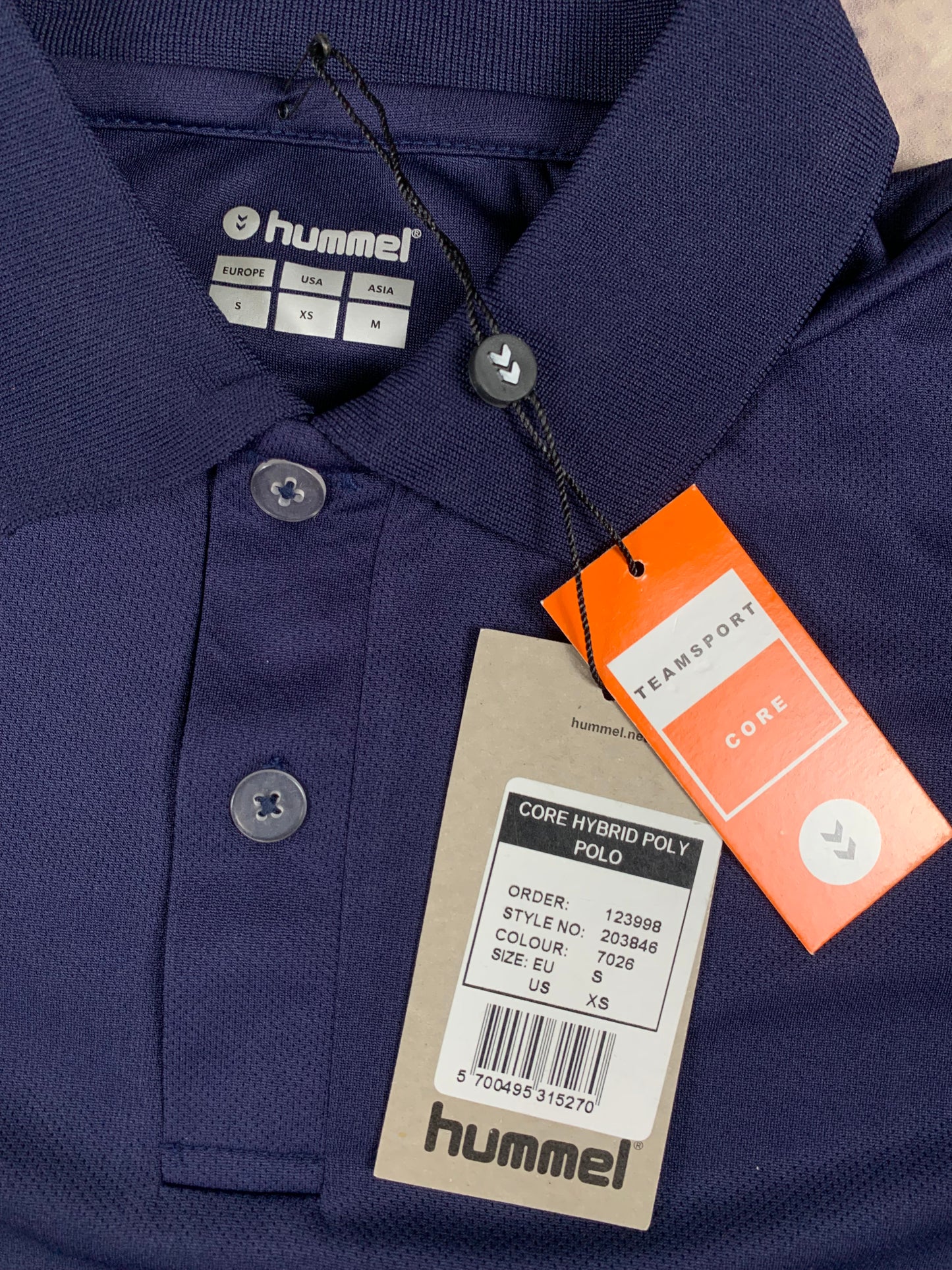 Hummel Poloshirt in Dunkelblau