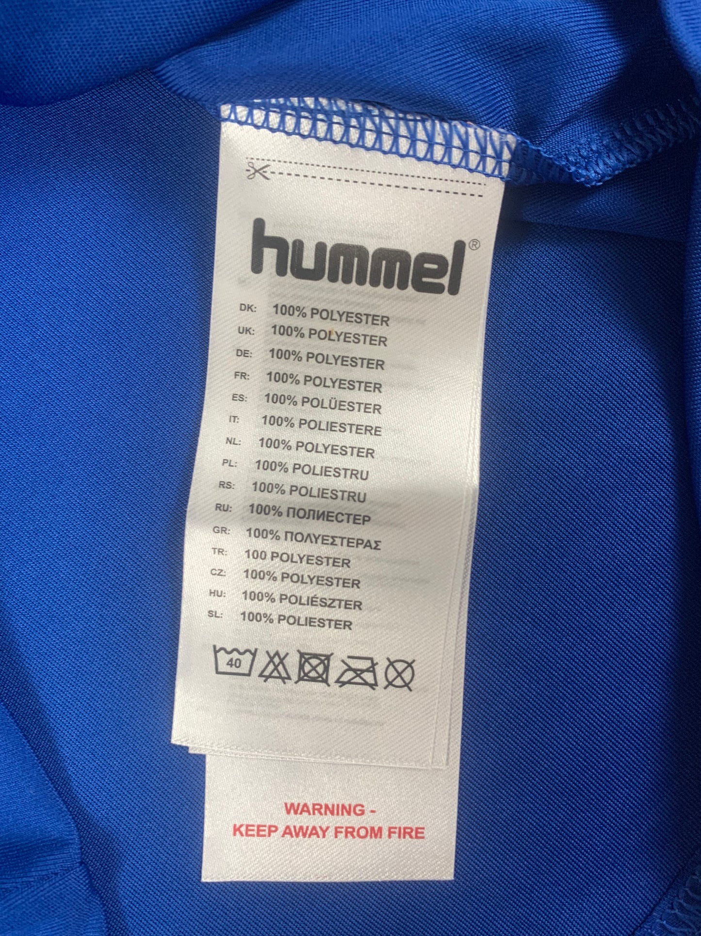 Hummel Kinder-Trikot in Blau/Weiß