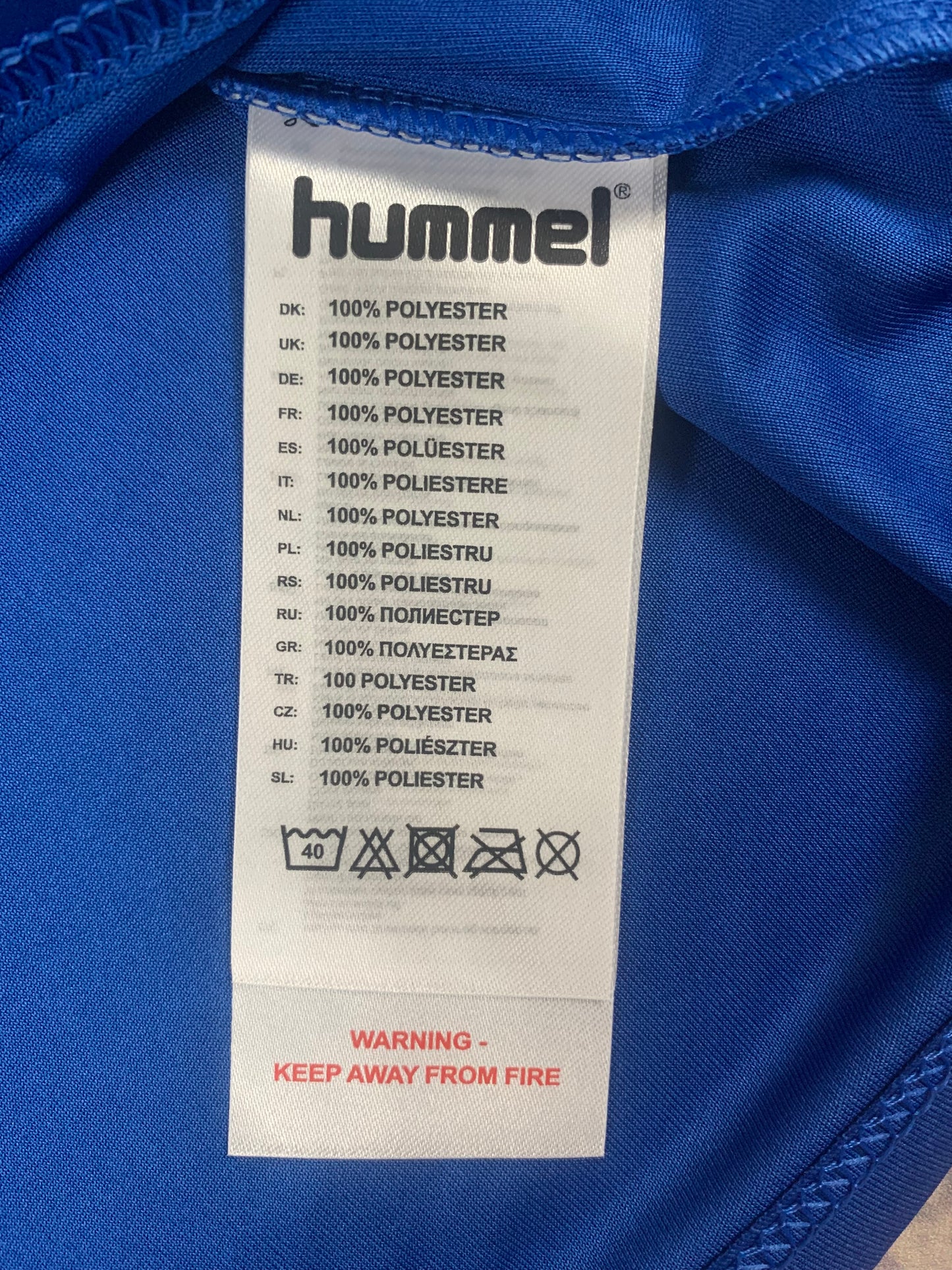 Hummel Trikot in Blau/Weiß