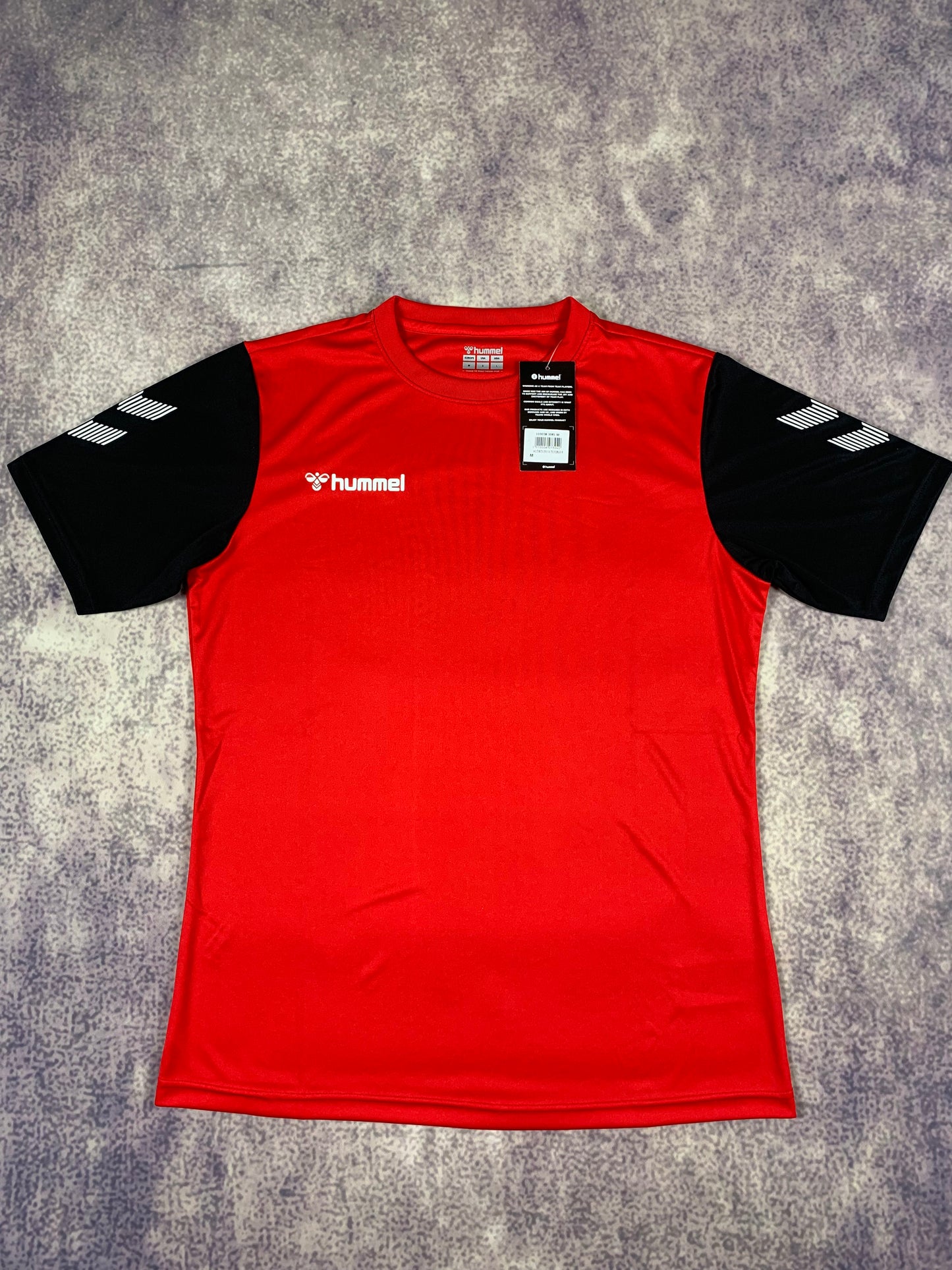 Hummel Trikot in Rot/Schwarz