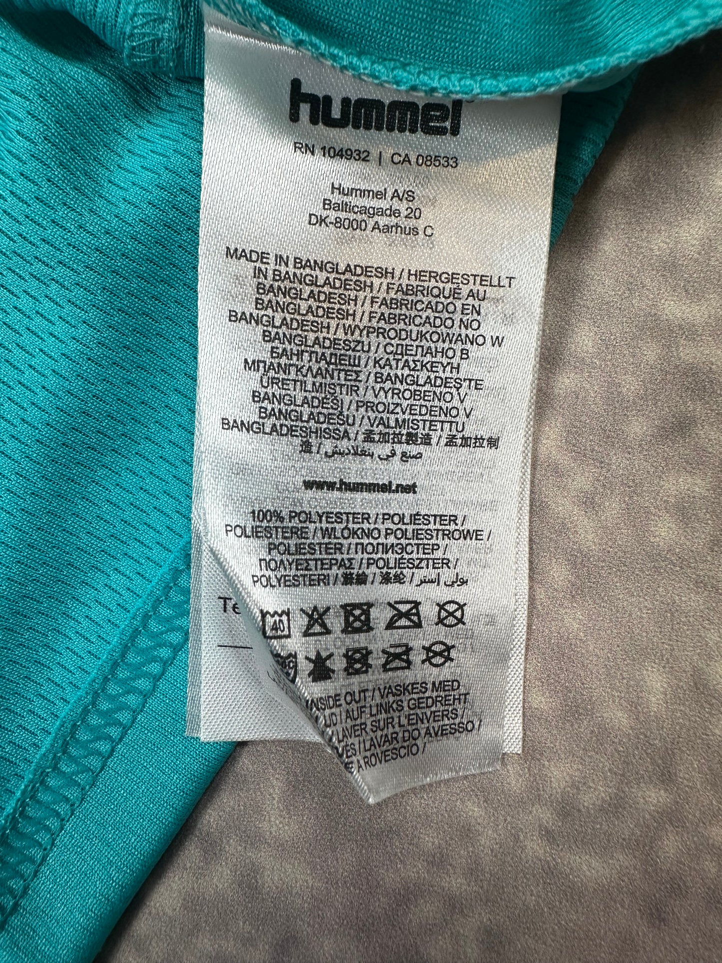 Hummel Trikot in Türkis