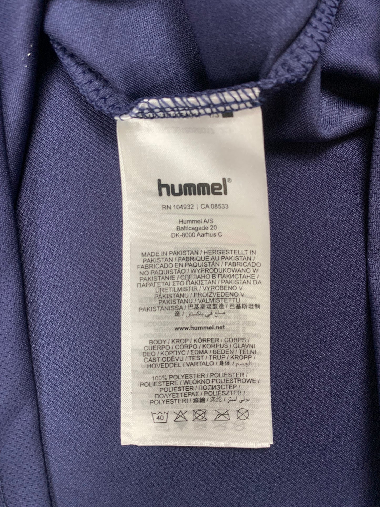 Hummel Poloshirt in Dunkelblau