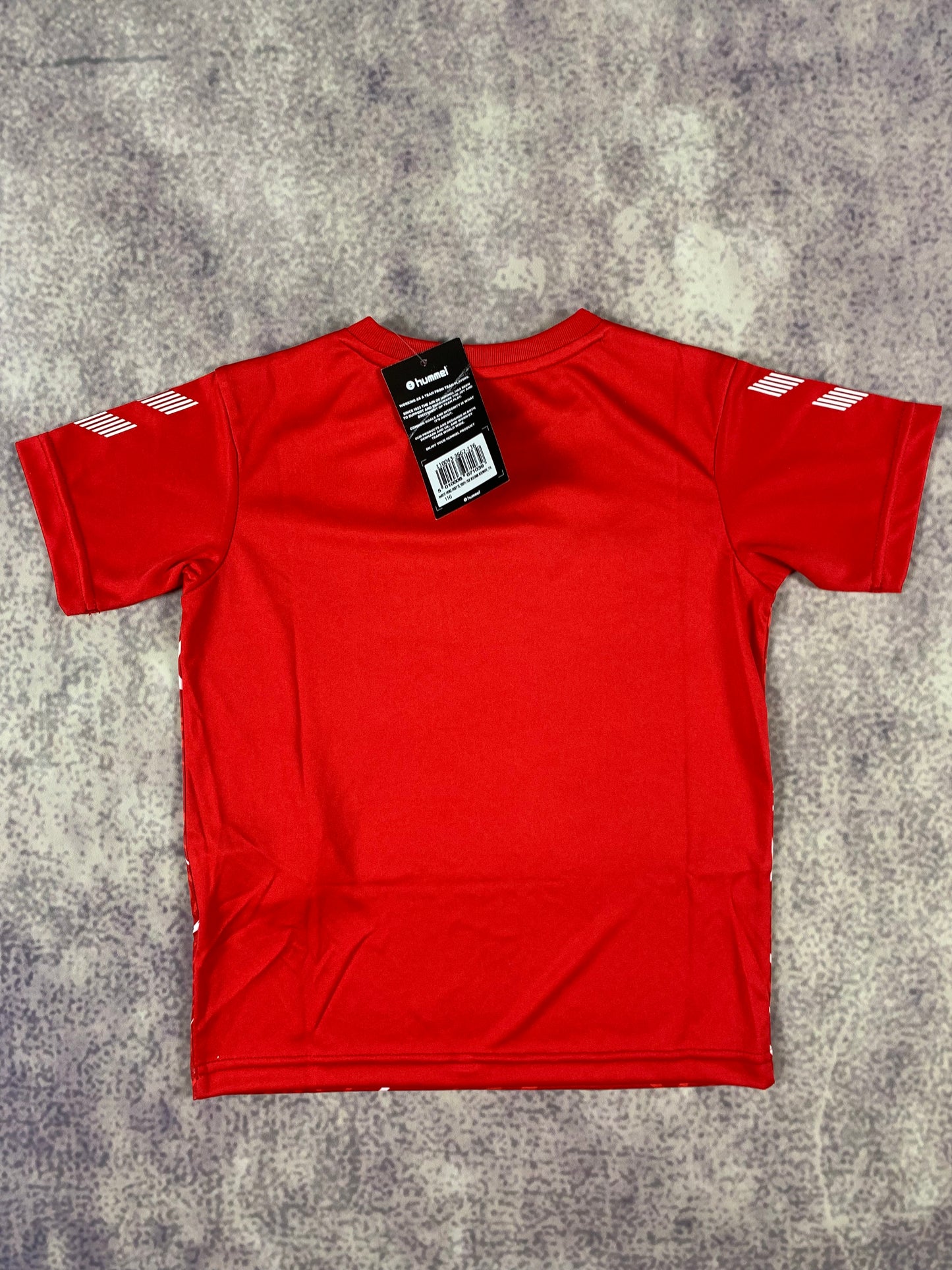 Hummel Kinder-Trikot in Rot/weiß