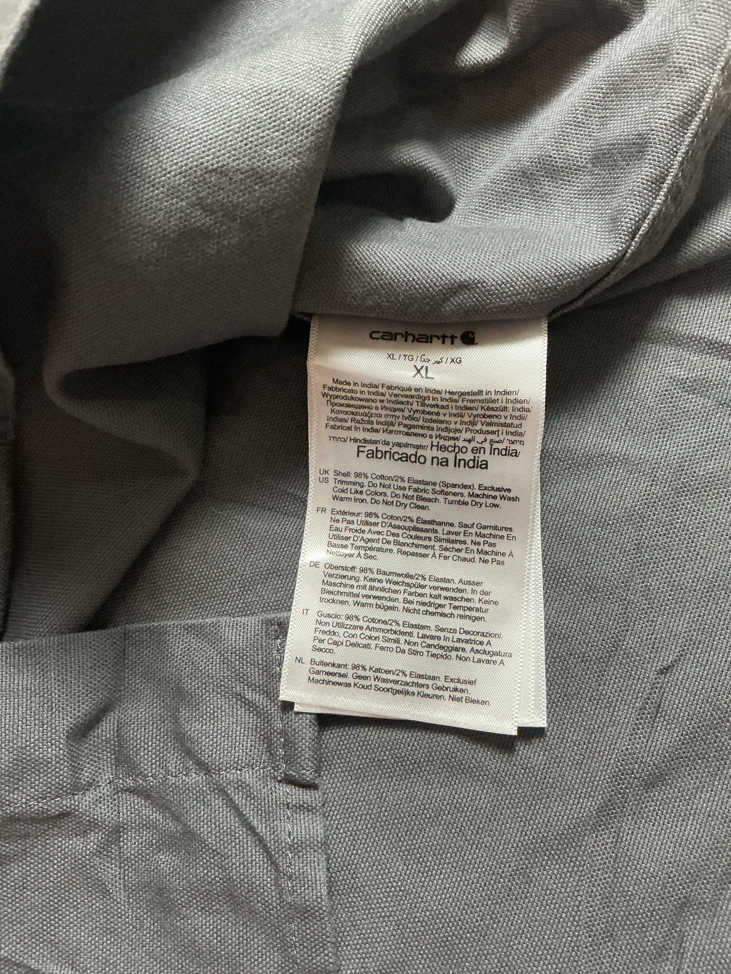 Carhartt Arbeitshemd Shirt Grau XL
