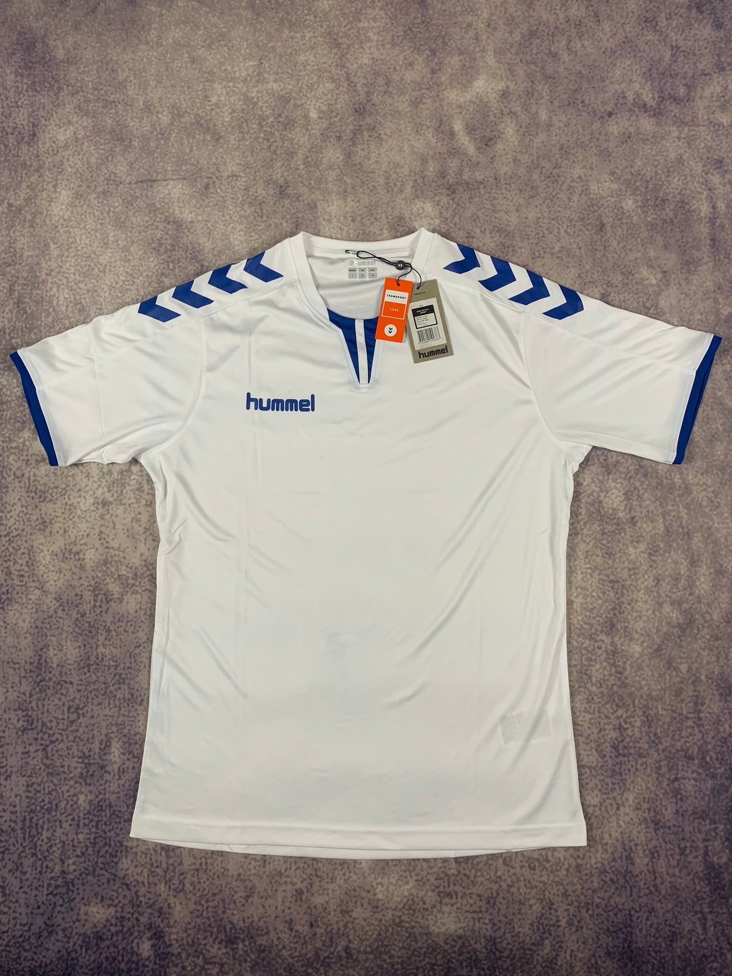 Hummel Trikot in Weiß/Blau