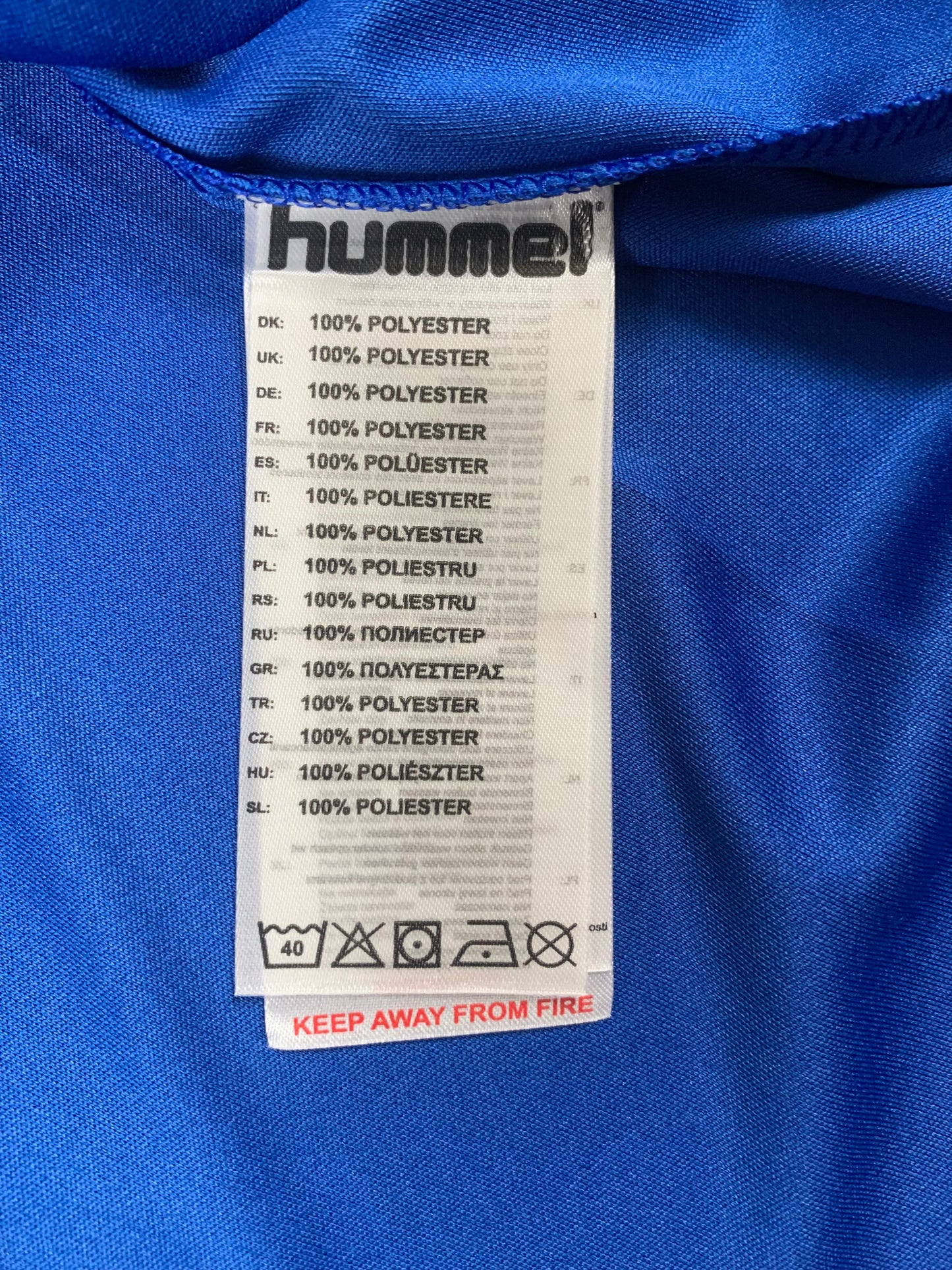 Hummel Kinder-Trikot in Blau/Weiß