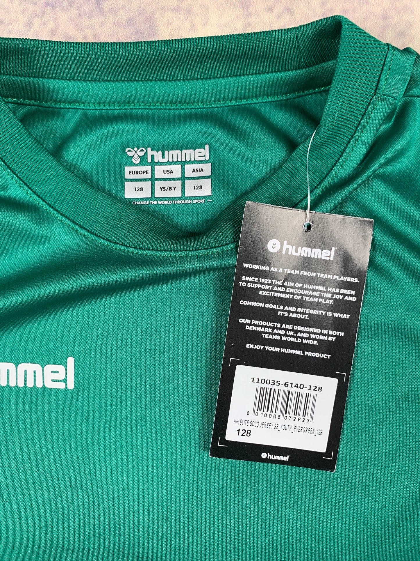Hummel Kinder-Trikot in Dunkelgrün