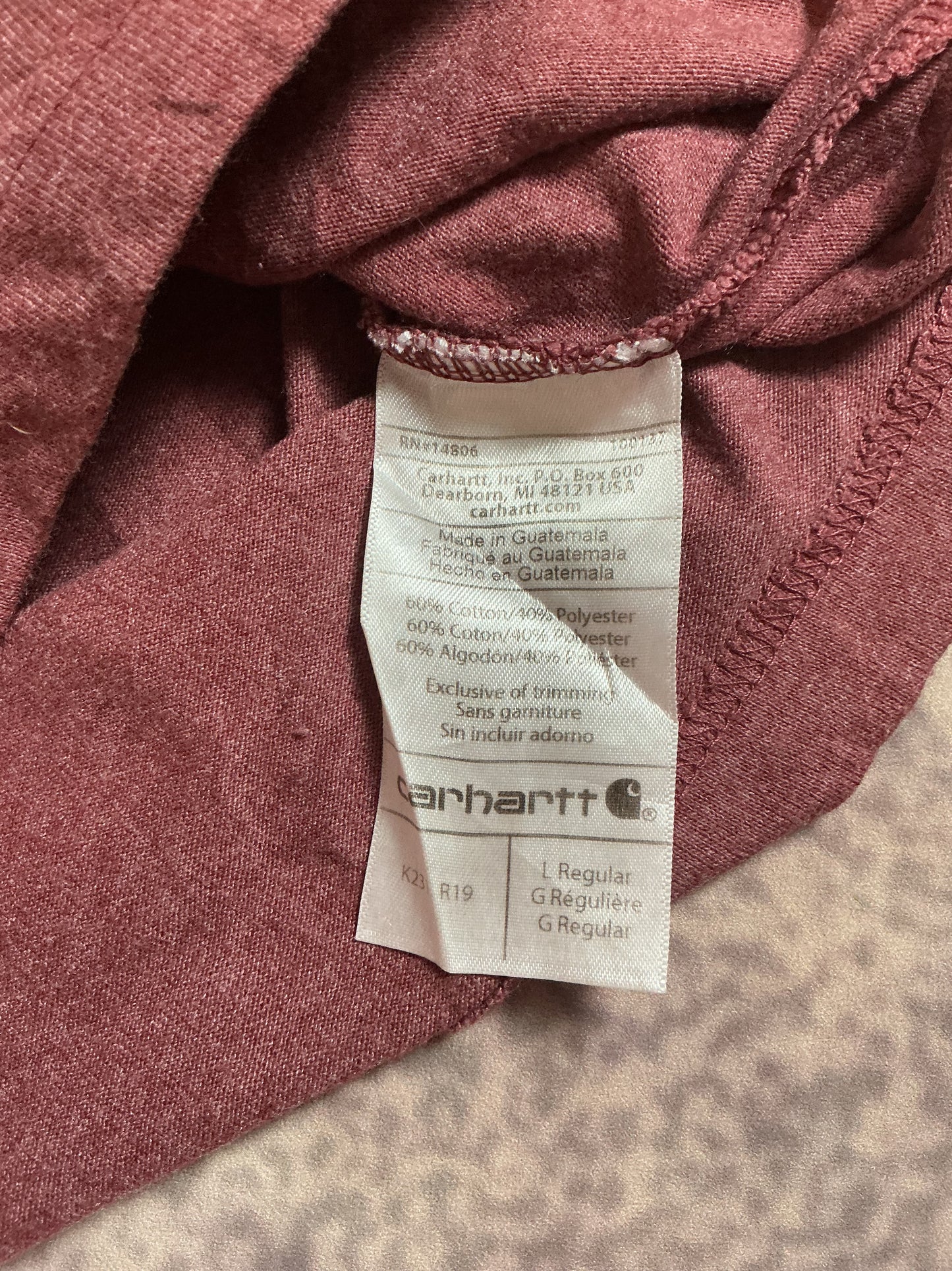 Carhartt Sweatshirt Rot L