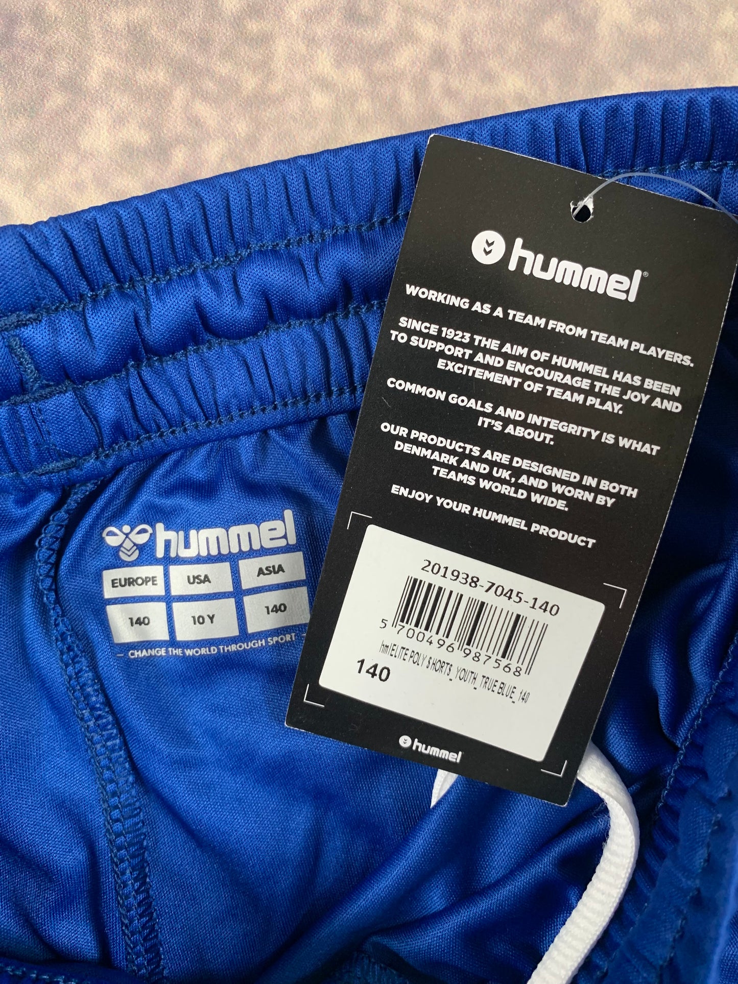 Hummel Kinder-Shorts in Blau