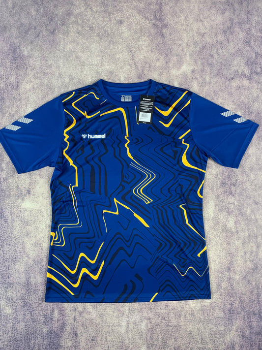 Hummel Trikot in Blau/Gelb