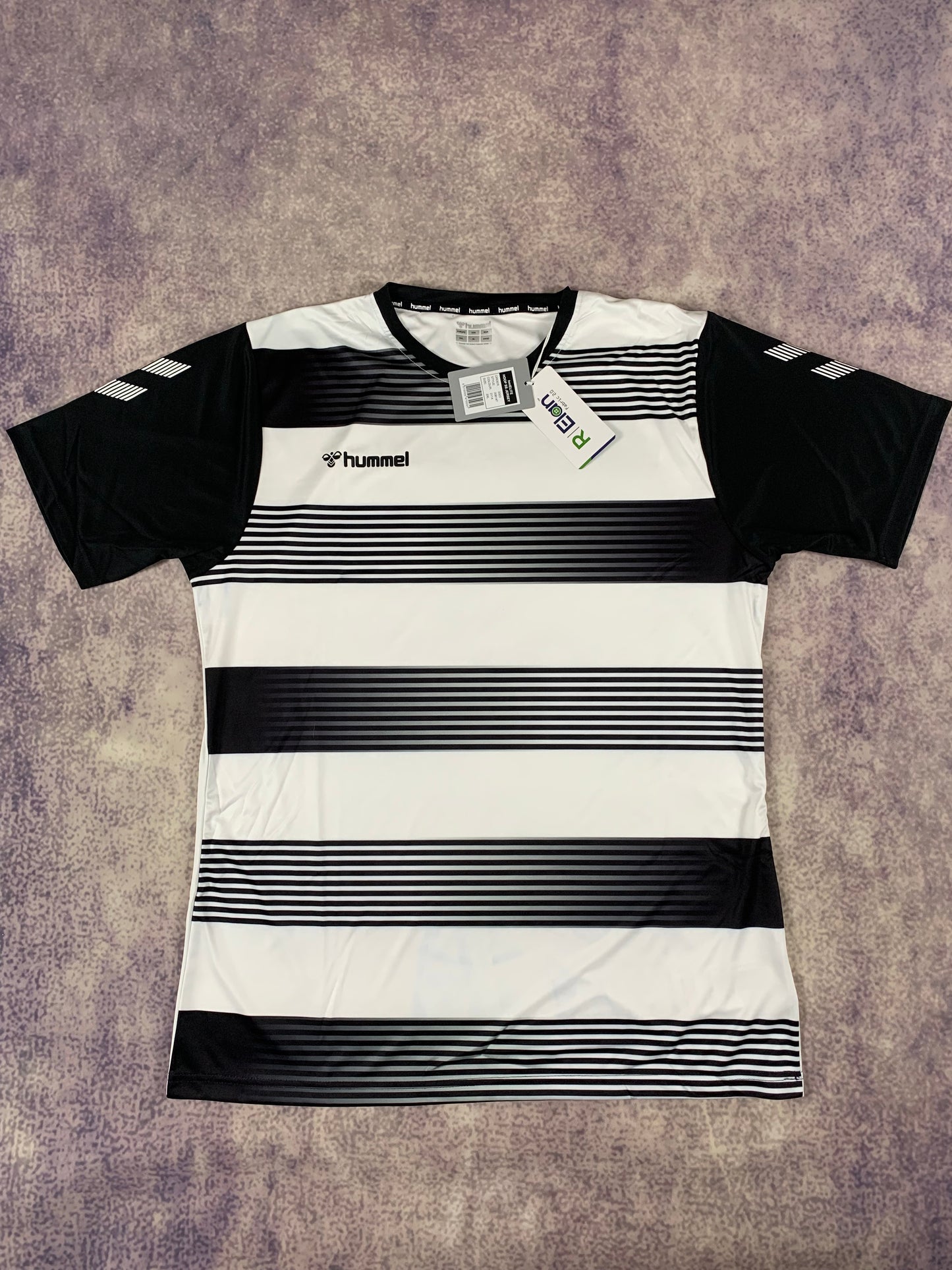 Hummel Trikot in Weiß/Schwarz
