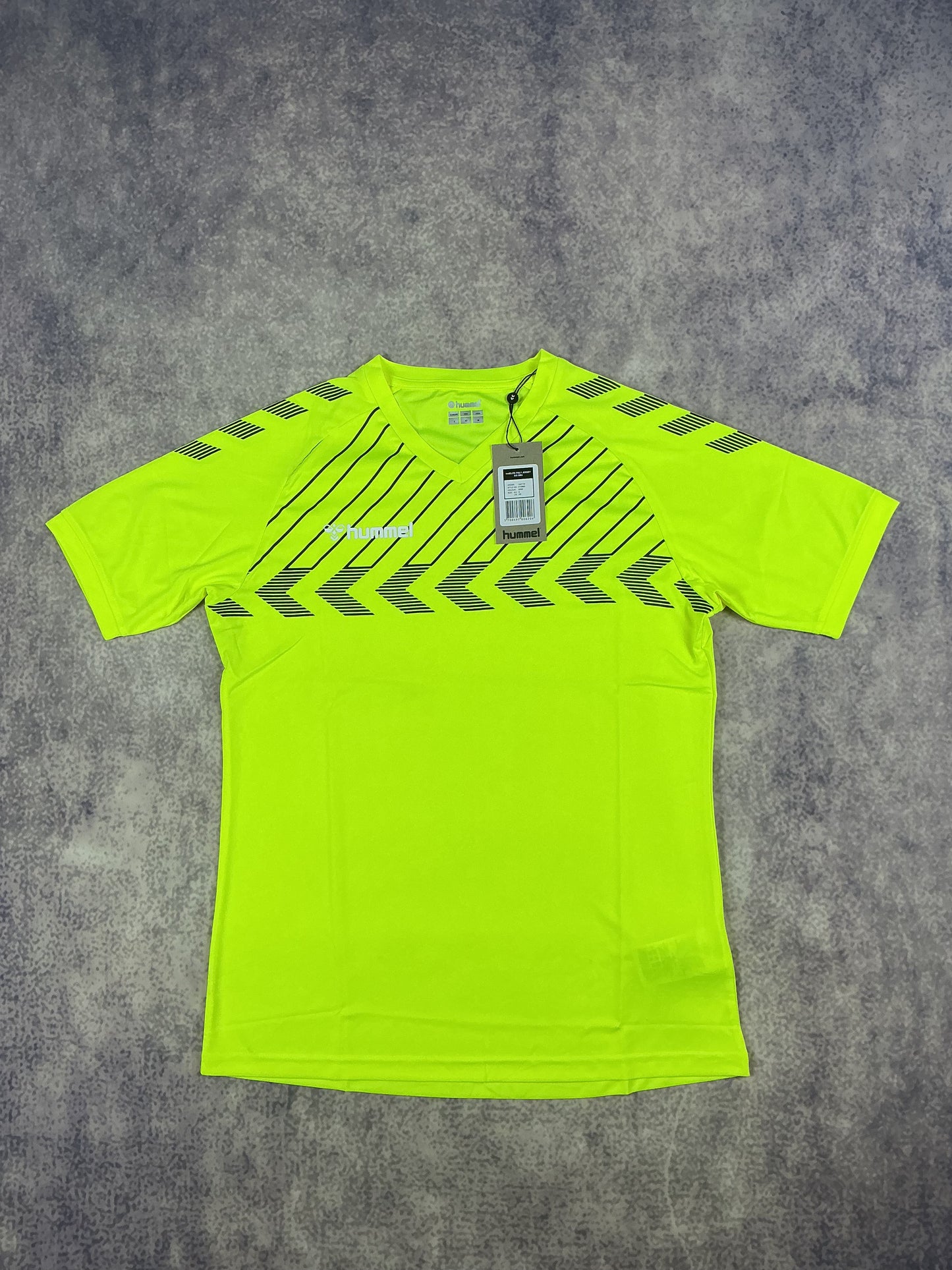 Hummel Trikot in Neongelb/Schwarz