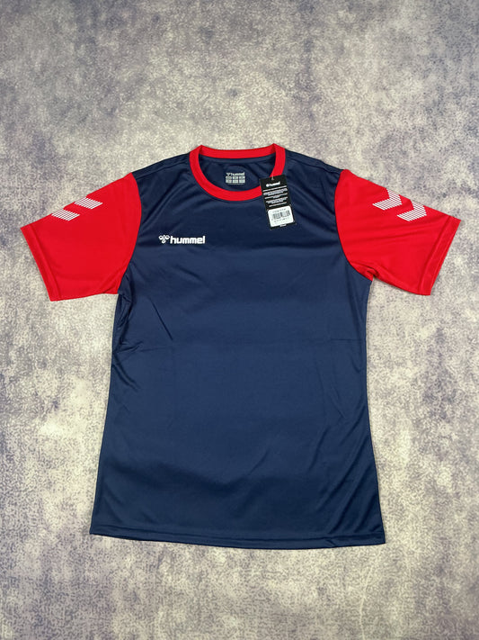 Hummel Trikot in Dunkelblau/Rot